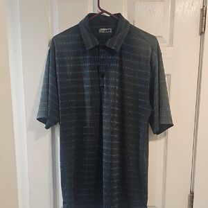 Nike Golf Dark Striped Polo Shirt